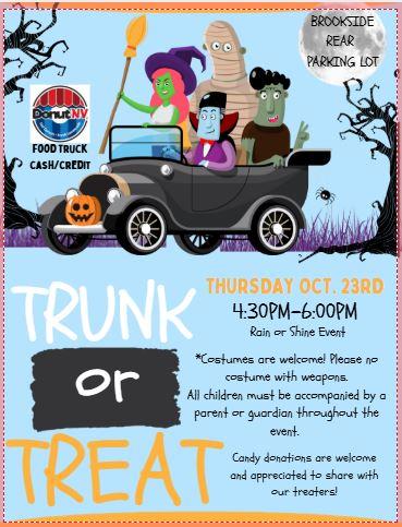  Trunk or Treat - Oct. 23rd