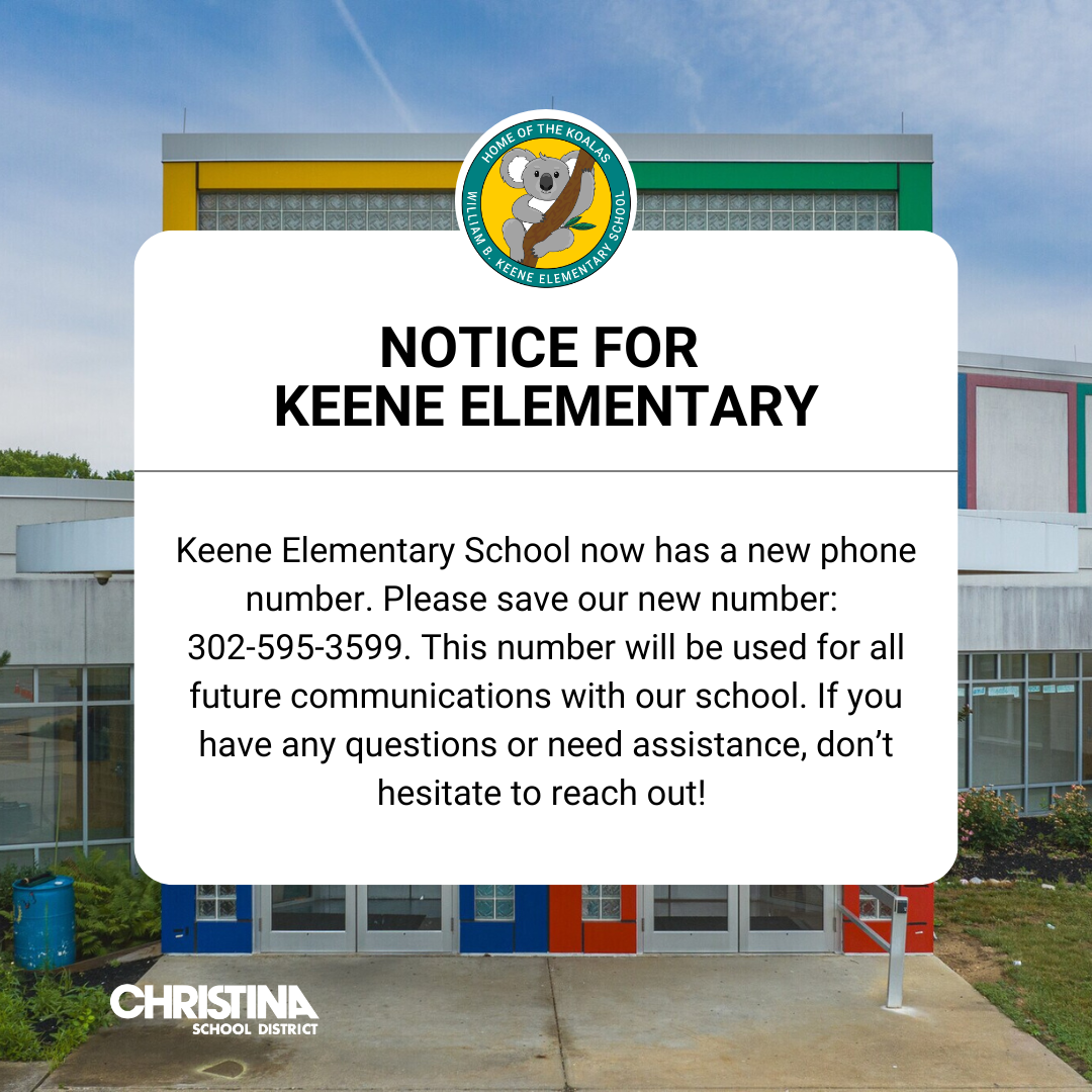 Keene Logo Notice for Keene Elementary