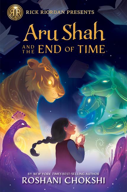 Book cover -Aru Shah and the End of Time by Roshani Chokshi